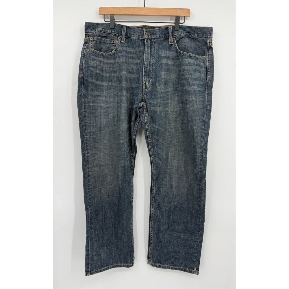 Levis 559 Jeans Mens 38x30 Blue Relaxed Straight Leg 100% Cotton Denim Pants NEW